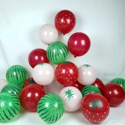 50% OFF: Tutti Frutti Large Full Colour Latex Balloons - 20 PK